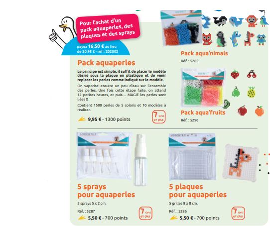 Oika Oika Pack Aquaperles 5 Sprays 5 Plaques Catalogue