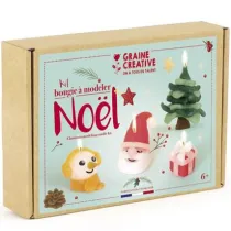 Kit bougie à modeler Noël