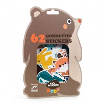 Gommettes stickers - Animaux de la forêt