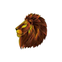 Puzzle en bois - Lion