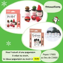 1 suspension en bois à créer : la 2ème à -50%