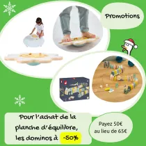 Offre planche d'équilibre : dominos à -50%