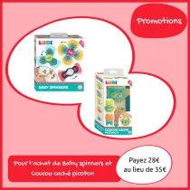 Baby Spinners + Coucou Caché Picoton