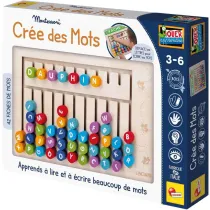 Crée des mots - Montessori
